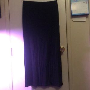 Black long skirt